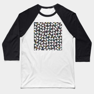 Cute Badminton Pattern Baseball T-Shirt